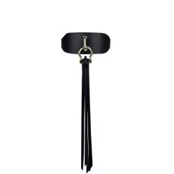 E.L.F. Zhou London Collier Fouet En Cuir Choker Tassel Omega