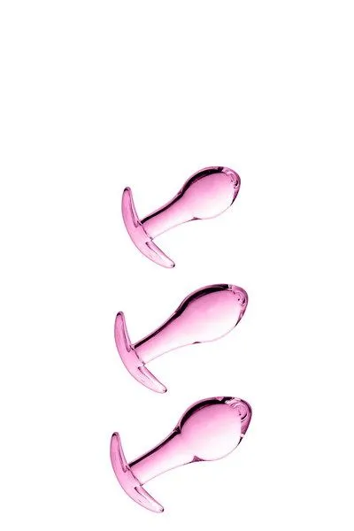 Set De Plugs En Verre - Glossy N°17 - Rose 4 Set De Plugs En Verre - Glossy N°17 - Rose – Image 2