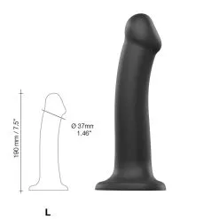 Strap-on-me Strap-on Dildo - Noir - Taille L -Lingerie Soldes 6013151 echelle web