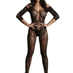 Le Désir Combinaison Manches Longues Dentelle - Léa - Le Désir -Lingerie Soldes 69293scr 2f2379adc6079c3