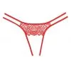 Culotte Ouverte Lovestruck - Rouge -Lingerie Soldes 76032scr 2f5a73138f90536