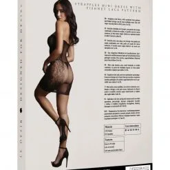 Le Désir Robe Bustier Résille Et Dentelle - Linda - Le Désir -Lingerie Soldes 76426scr f559c708fa2660e