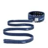 Choker Avec Laisse En Denim