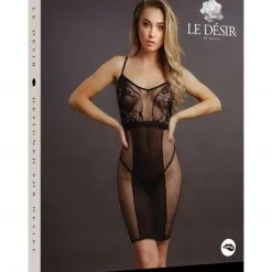 Le Désir Robe Longue Résille Et Dentelle - Anna - Le Désir 13 Le Désir Robe Longue Résille Et Dentelle - Anna - Le Désir -Lingerie Soldes 85403scr f1fb360b1780d24