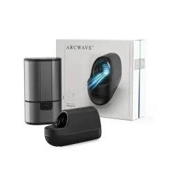 Womanizer Masturbateur Pour Pénis à Pulsation D'air - Ion Arcwave -Lingerie Soldes arc ion black packaging