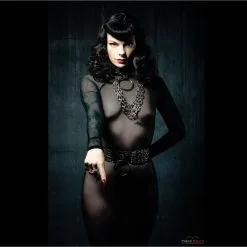 Patrice Catanzaro Robe Longue En Résille Azia -Lingerie Soldes azia robe