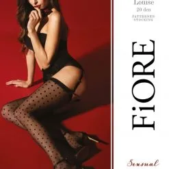 Bas En Voile Avec Motif De Pois - Louise