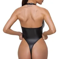 Body échancré Et Col En V En Wetlook 9 Body échancré Et Col En V En Wetlook -Lingerie Soldes body col v wetlook 3