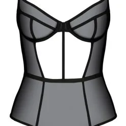 Body Armaturé En Résille Transparente - Varella 8 Body Armaturé En Résille Transparente - Varella -Lingerie Soldes body resille armature ajoure varella 3