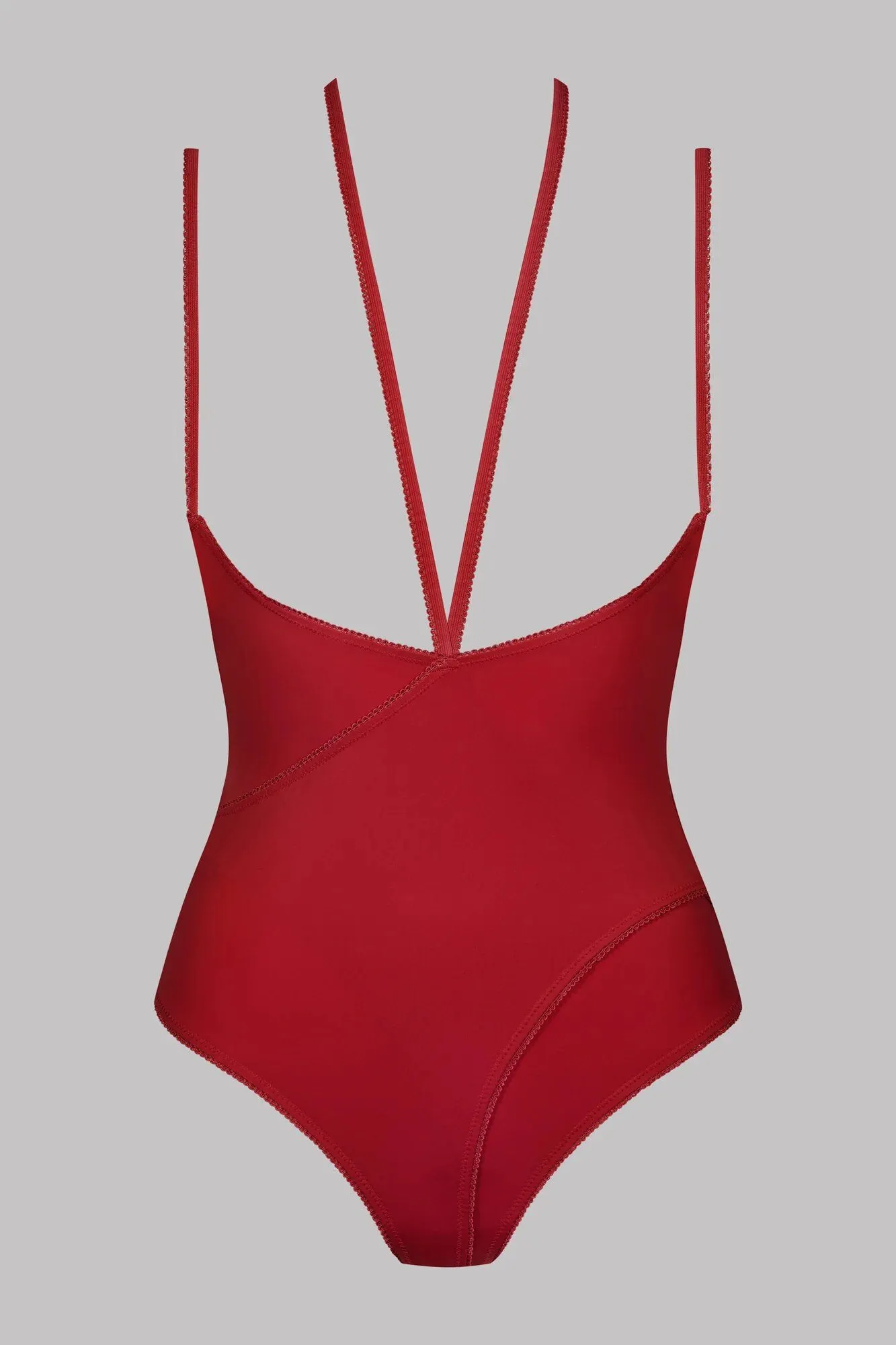 Maison Close Body String Seins Nus - Rouge - Le Petit Secret 6 Maison Close Body String Seins Nus - Rouge - Le Petit Secret – Image 4