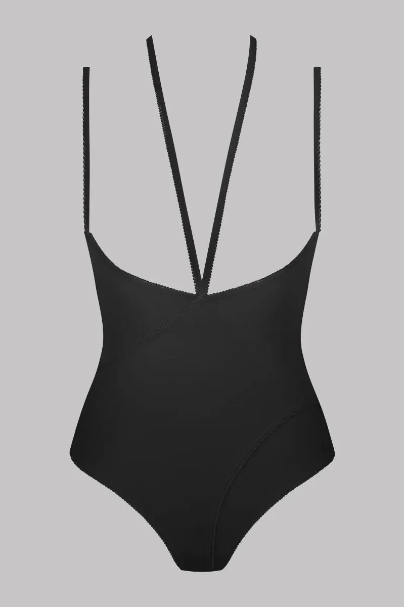 Maison Close Body String Seins Nus - Noir - Le Petit Secret 4 Maison Close Body String Seins Nus - Noir - Le Petit Secret – Image 2