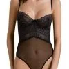 Body Armaturé En Dentelle Graphique Recyclée - Kerria -Lingerie Soldes body string armature dentelle recyclee kerria 1