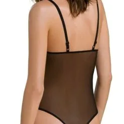Body Armaturé En Dentelle Graphique Recyclée - Kerria -Lingerie Soldes body string armature dentelle recyclee kerria 2