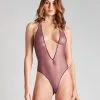 Maison Close Body String - L'Amoureuse - Orchidée Violette -Lingerie Soldes body striny l amoureuse orchidee violette