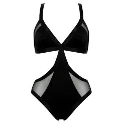 E.L.F. Zhou London Body Jet Black - One Piece Bodysuit -Lingerie Soldes bodysuit2
