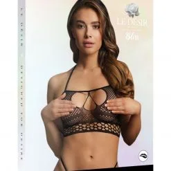 Le Désir Brassière Ajourée En Résille - Bliss 7 Le Désir Brassière Ajourée En Résille - Bliss -Lingerie Soldes brassiere resille noire bliss 3