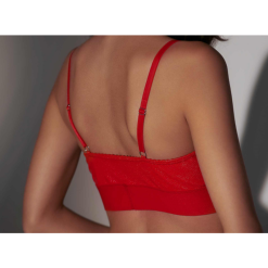 Patrice Catanzaro Brassière En Vinyle Rouge - Jill -Lingerie Soldes brassiere vinyle rouge jill catanzaro 4