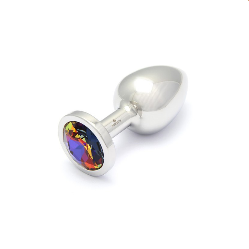 Rosebuds Plug En Acier Chirurgical Avec Cristal Swarovski - Rosebud - L - Volcano 3 Rosebuds Plug En Acier Chirurgical Avec Cristal Swarovski - Rosebud - L - Volcano