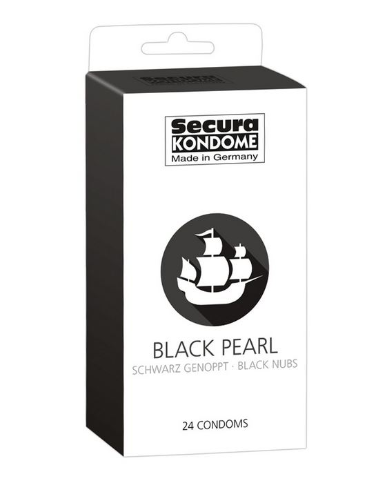 Préservatifs Perlés - Black Pearl - X24 3 Préservatifs Perlés - Black Pearl - X24