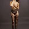 Le Désir Collant Effet Porte-jarretelles En Résille Graphique -Lingerie Soldes collant effet porte jarretelles tricot 1