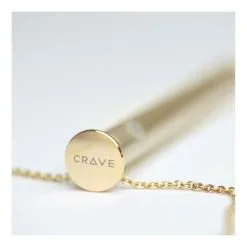 Collier Vibrant Plaqué Or 24 Carats -Lingerie Soldes collier vibro crave or 2