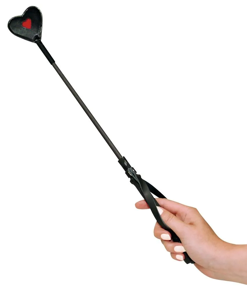 Cravache En Simili Cuir Avec Embout Coeur 4 Cravache En Simili Cuir Avec Embout Coeur – Image 2