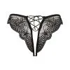 Atelier Amour Culotte Ouverte En Dentelle Avec Laçage - Enlace Moi -Lingerie Soldes culotte fesses nues enlace moi 2