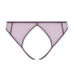 Maison Close Culotte Ouverte - L'Amoureuse - Orchidée Violette -Lingerie Soldes culotte ouverte l amoureuse orchidee 4