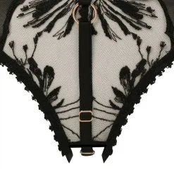 Impudique Culotte Fesses Nues En Tulle Brodé - Nina