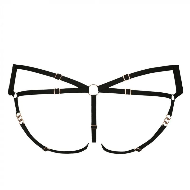 Impudique Culotte Fesses Nues En Tulle Brodé - Nina 4 Impudique Culotte Fesses Nues En Tulle Brodé - Nina – Image 2