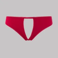 Maison Close Culotte Ouverte - Le Petit Secret - Rouge 10 Maison Close Culotte Ouverte - Le Petit Secret - Rouge -Lingerie Soldes culotte ouvrable petit secret rouge 4