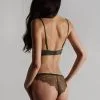 Maison Close Culotte En Soie Et Dentelle - Rendez-vous Kaki -Lingerie Soldes culotte rendez vous kaki 6
