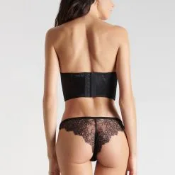 Maison Close Culotte En Soie Et Dentelle - Rendez-vous Noir 13 Maison Close Culotte En Soie Et Dentelle - Rendez-vous Noir -Lingerie Soldes culotte rendez vous noir 3