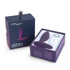 We-Vibe Plug Anal Télécommandé Ditto - Violet -Lingerie Soldes ditto box purple open