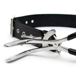 Ecarteur De Bouche Avec Tour De Tête En Cuir -Lingerie Soldes ecarteur bouche tour tete 4