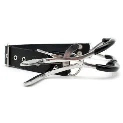 Ecarteur De Bouche Avec Tour De Tête En Cuir -Lingerie Soldes ecarteur bouche tour tete 6