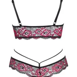 Ensemble De Lingerie En Résille Et Dentelle Rouge Et Noire 8 Ensemble De Lingerie En Résille Et Dentelle Rouge Et Noire -Lingerie Soldes ensemble lingeire rouge noir dentelle 4