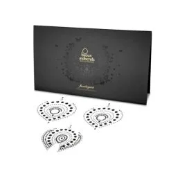 Bijoux Indiscrets Bijoux De Seins Et Pubis Flamboyant - Noir & Argent