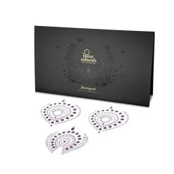 Bijoux Indiscrets Bijoux De Seins Et Pubis Flamboyant - Violet & Rose