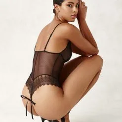 Bracli Body à Perles - Geneva -Lingerie Soldes geneva body black 5