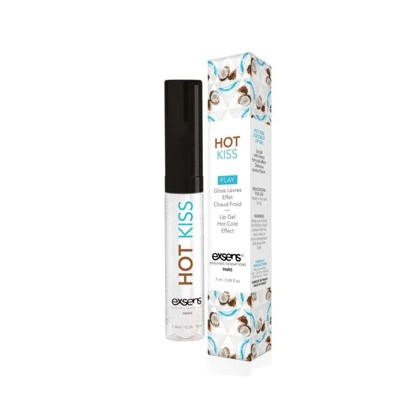 Exsens Gloss Comestible Effet Chaud-froid - Noix De Coco 3 Exsens Gloss Comestible Effet Chaud-froid - Noix De Coco