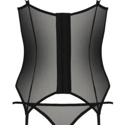 Guêpière En Dentelle Recyclée - Zinnia -Lingerie Soldes guepiere dentelle recyclee zinnia 4