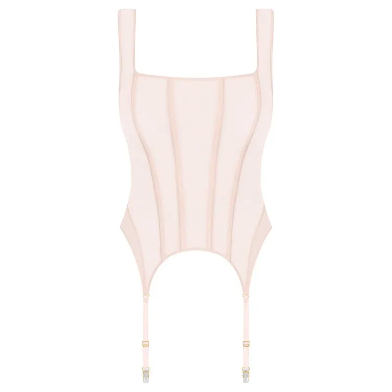Maison Close Combinaison Corset Avec Porte-jarretelles - L'Amoureuse - Pivoine Rose 4 Maison Close Combinaison Corset Avec Porte-jarretelles - L'Amoureuse - Pivoine Rose – Image 2