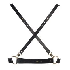 Bijoux Indiscrets Harnais De Poitrine Vegan X - Maze -Lingerie Soldes harnaisxnoirdoscrois maze bi