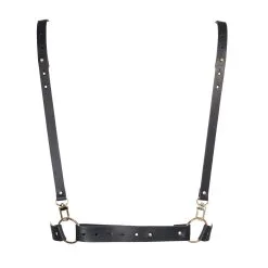 Bijoux Indiscrets Harnais De Poitrine Vegan X - Maze -Lingerie Soldes harnaisxnoirdosdroitmaze bi scaled