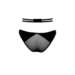 E.L.F. Zhou London Culotte En Soie Avec Porte-jarretelles Amovibles - Dahlia -Lingerie Soldes harness brief 3