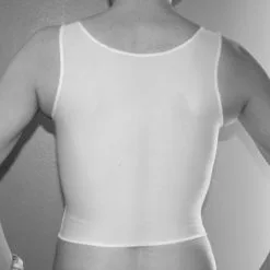 Binder Poitrine Court - Blanc -Lingerie Soldes img 4651