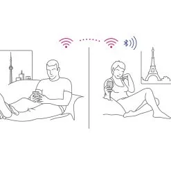 We-Vibe Oeuf Vibrant Télécommandé Jive - Bleu -Lingerie Soldes jiveilluplaylongdistance wv