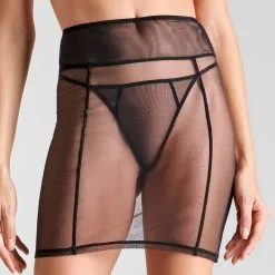 Maison Close Jupe Porte-jarretelles - L'Amoureuse - Dahlia Noir 11 Maison Close Jupe Porte-jarretelles - L'Amoureuse - Dahlia Noir -Lingerie Soldes jupe pj l amoureuse dahlia noir 4