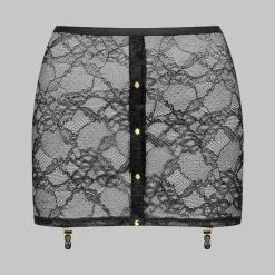 Maison Close Jupe Porte-jarretelles Ouvrable - Le Petit Secret - Jeux Magnétiques -Lingerie Soldes jupe porte jarretelles jeux magnetiques 2